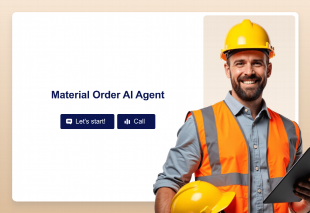 Material Order AI Agent Template Thumbnail