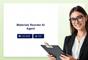 Materials Reorder AI Agent Template Thumbnail