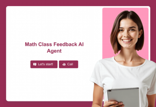 Math Class Feedback AI Agent Template Thumbnail