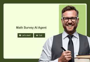 Math Survey AI Agent Template Thumbnail