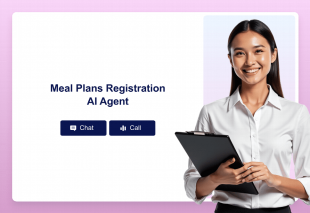 Meal Plans Registration AI Agent Template Thumbnail