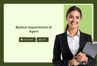 Medical Appointment AI Agent Template Thumbnail