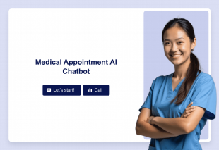 Medical Appointment AI Chatbot Template Template Thumbnail