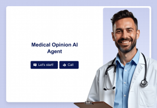 Medical Opinion AI Agent Template Thumbnail