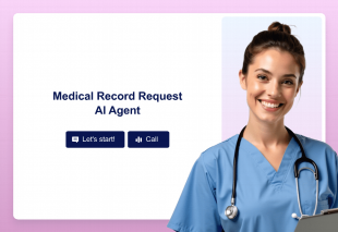 Medical Record Request AI Agent Template Thumbnail
