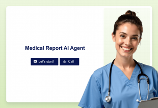Medical Report AI Agent Template Thumbnail