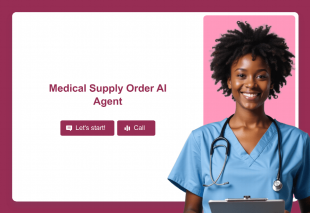 Medical Supply Order AI Agent Template Thumbnail