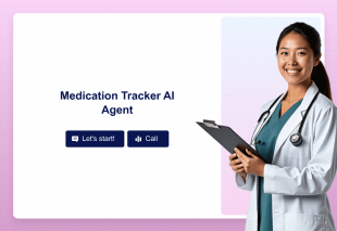 Medication Tracker AI Agent Template Thumbnail