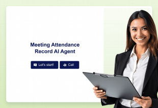 Meeting Attendance Record AI Agent Template Thumbnail