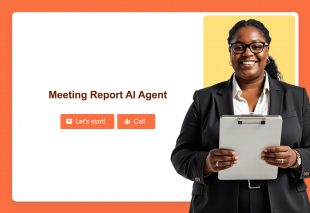 Meeting Report AI Agent Template Thumbnail