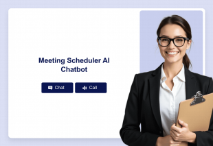 Meeting Scheduler AI Chatbot Template Thumbnail
