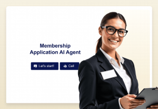 Membership Application AI Agent Template Thumbnail