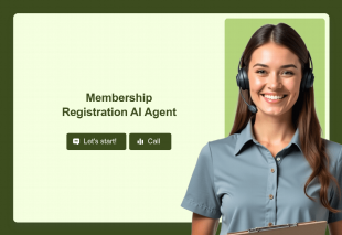 Membership Registration AI Agent Template Thumbnail