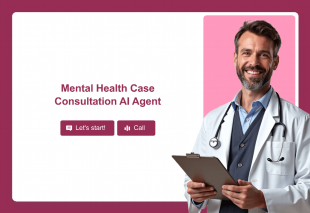 Mental Health Case Consultation AI Agent Template Thumbnail
