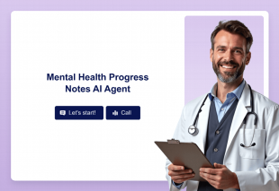 Mental Health Progress Notes AI Agent Template Thumbnail