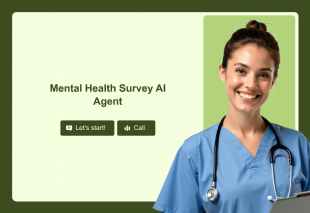 Mental Health Survey AI Agent Template Thumbnail