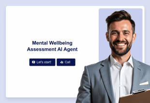 Mental Wellbeing Assessment AI Agent Template Thumbnail