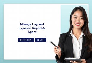 Mileage Log and Expense Report AI Agent Template Thumbnail