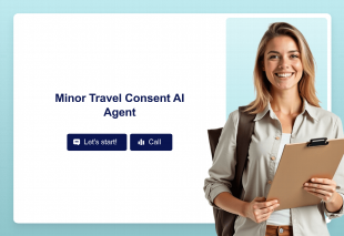 Minor Travel Consent AI Agent Template Thumbnail