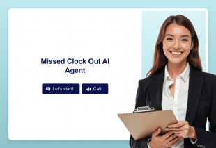 Missed Clock Out AI Agent Template Thumbnail