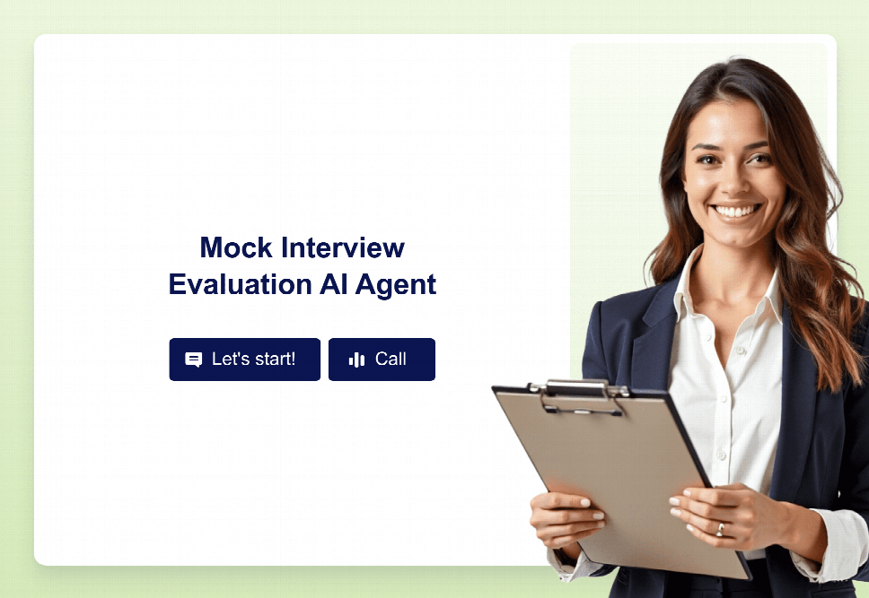 Mock Interview Evaluation AI Agent Template | Jotform