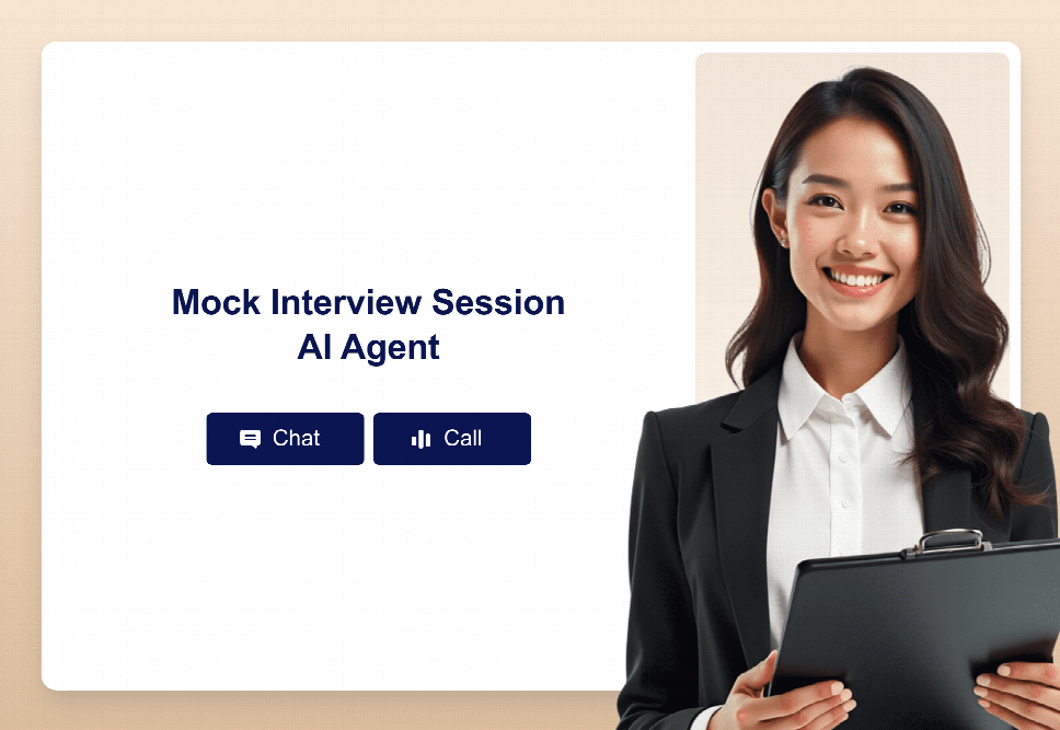 Intview Session Post Mock Interview Session AI Agent Template | Jotform