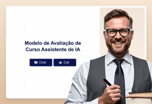 Modelo de Avaliação de Curso Assistente de IA Thumbnail