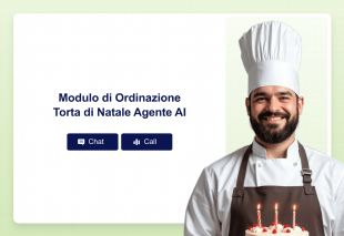 Modulo di Ordinazione Torta di Natale Agente AI Thumbnail
