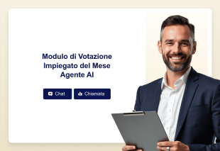 Modulo di Votazione Impiegato del Mese Agente AI Thumbnail