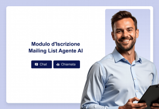 Modulo d'Iscrizione Mailing List Agente AI Thumbnail