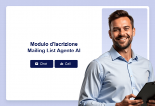 Modulo d'Iscrizione Mailing List Agente AI Thumbnail