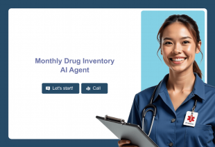Monthly Drug Inventory AI Agent Template Thumbnail
