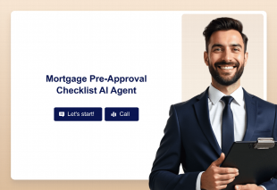 Mortgage Pre-Approval Checklist AI Agent Template Thumbnail