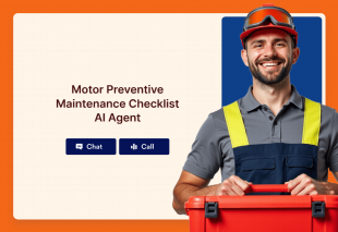 Motor Preventive Maintenance Checklist AI Agent Template Thumbnail