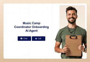 Music Camp Coordinator Onboarding AI Agent Template Thumbnail