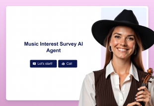 Music Interest AI Agent Template Thumbnail