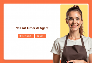 Nail Art Order AI Agent Template Thumbnail