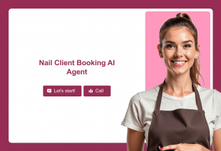 Nail Client Booking AI Agent Template Thumbnail