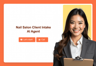 Nail Salon Client Intake AI Agent Template Thumbnail