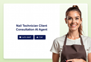 Nail Technician Client Consultation AI Agent Template Thumbnail