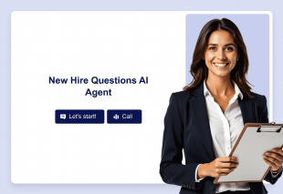 New Hire Questions AI Agent Template Thumbnail