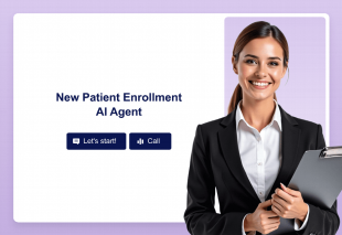 New Patient Enrollment AI Agent Template Thumbnail