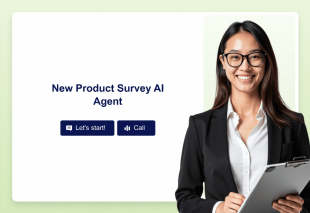 New Product Survey AI Agent Template Thumbnail