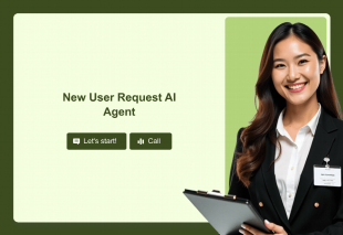 New User Request AI Agent Template Thumbnail