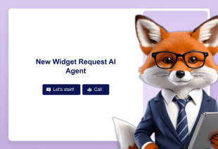 New Widget Request AI Agent Template Thumbnail