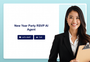 New Year Party RSVP Coordinator Template Thumbnail