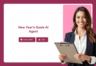 New Year's Goals AI Agent Template Thumbnail