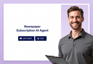 Newspaper Subscription AI Agent Template Thumbnail