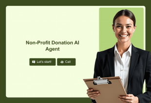 Non-Profit Donation AI Agent Template Thumbnail