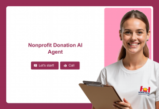 Nonprofit Donation AI Agent Template Thumbnail